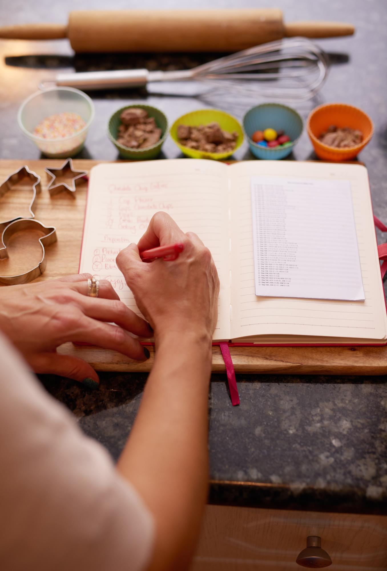 Visual compatto: materiale didattico e note di ricetta