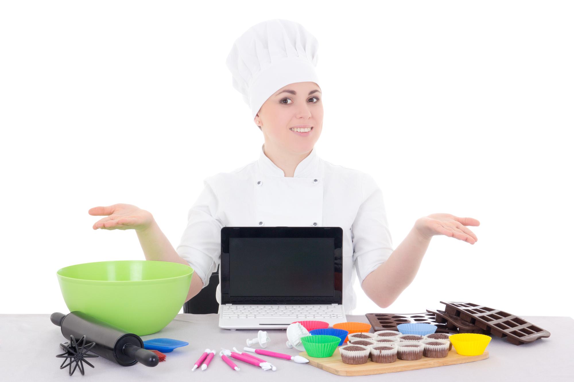 Setup di un workshop di cucina con ingredienti selezionati